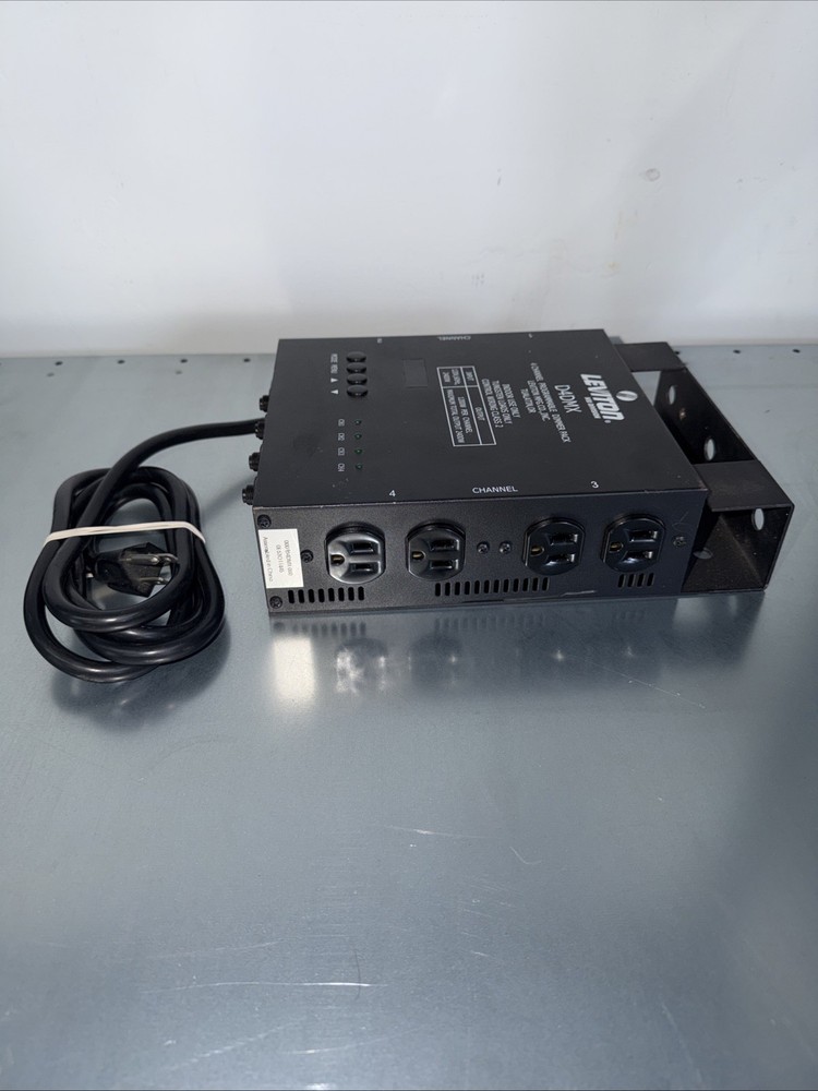 Leviton NSI D4DMX 4 Channel Programmable Dimmer Pack - TESTED