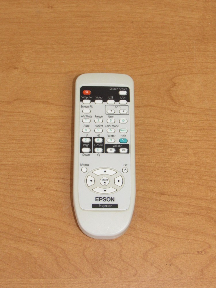 Genuine Epson Projector Remote Control 150799601 - Tested Working - OEM