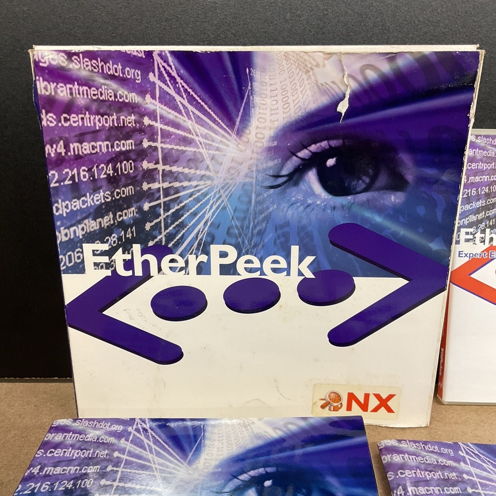 EtherPeek Expert Ethernet Network Analyzer WildPackets- Books Only No Disc