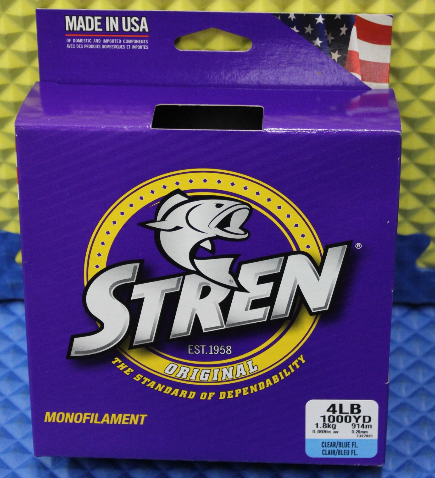 Stren Original Fishing Line 1000YD SOES-26 Clear Blue Fluorescent CHOOSE WEIGHT!