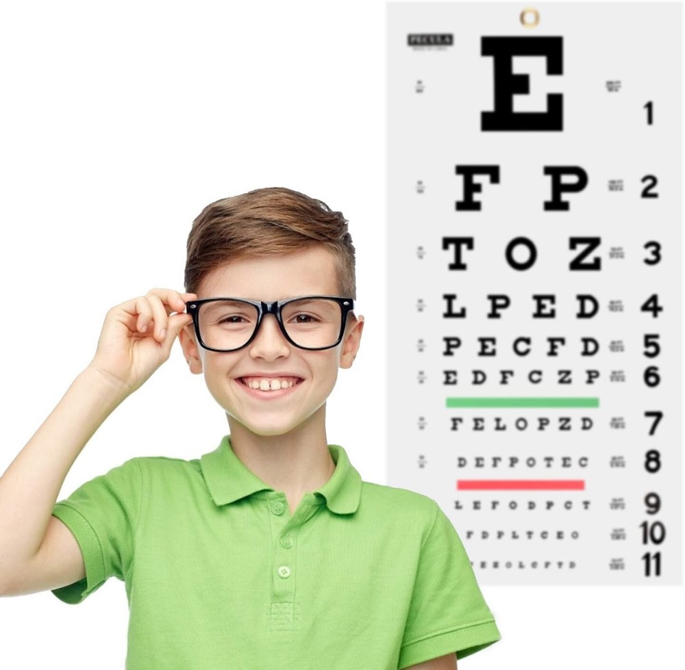 Washable Snellen Eye Chart - Essential Tool for Vision Testing & Education