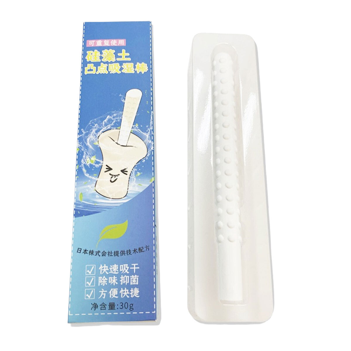 5 Packs Diatom Drying Rod Stick for Toys Deodorization Absorption Rod