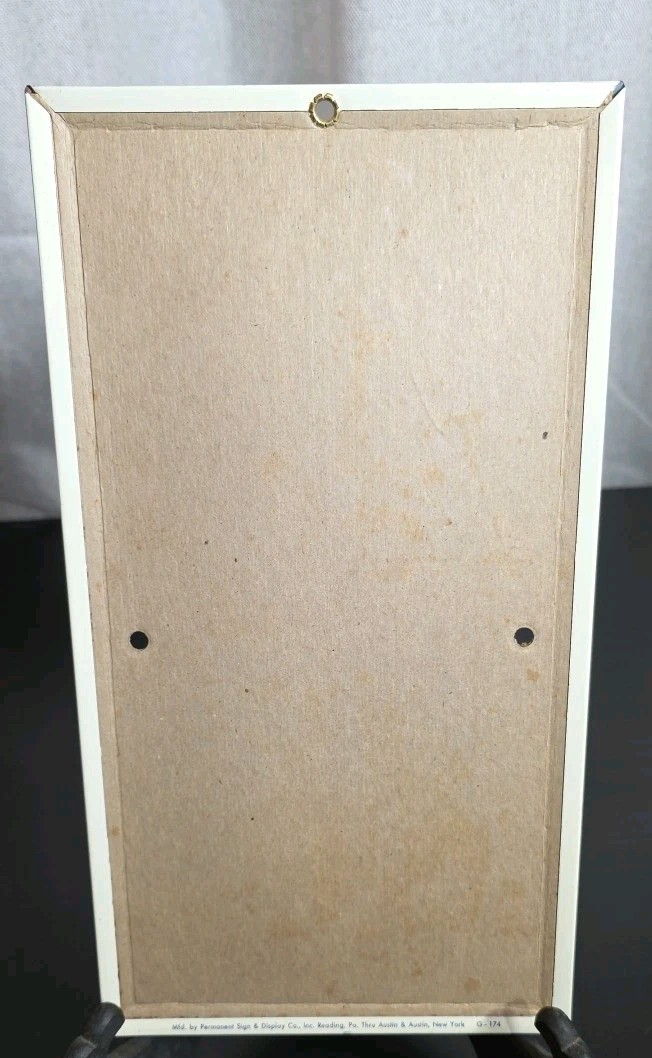 Vintage Original PEPSI CALENDAR ADVERTISING SIGN - Very Clean