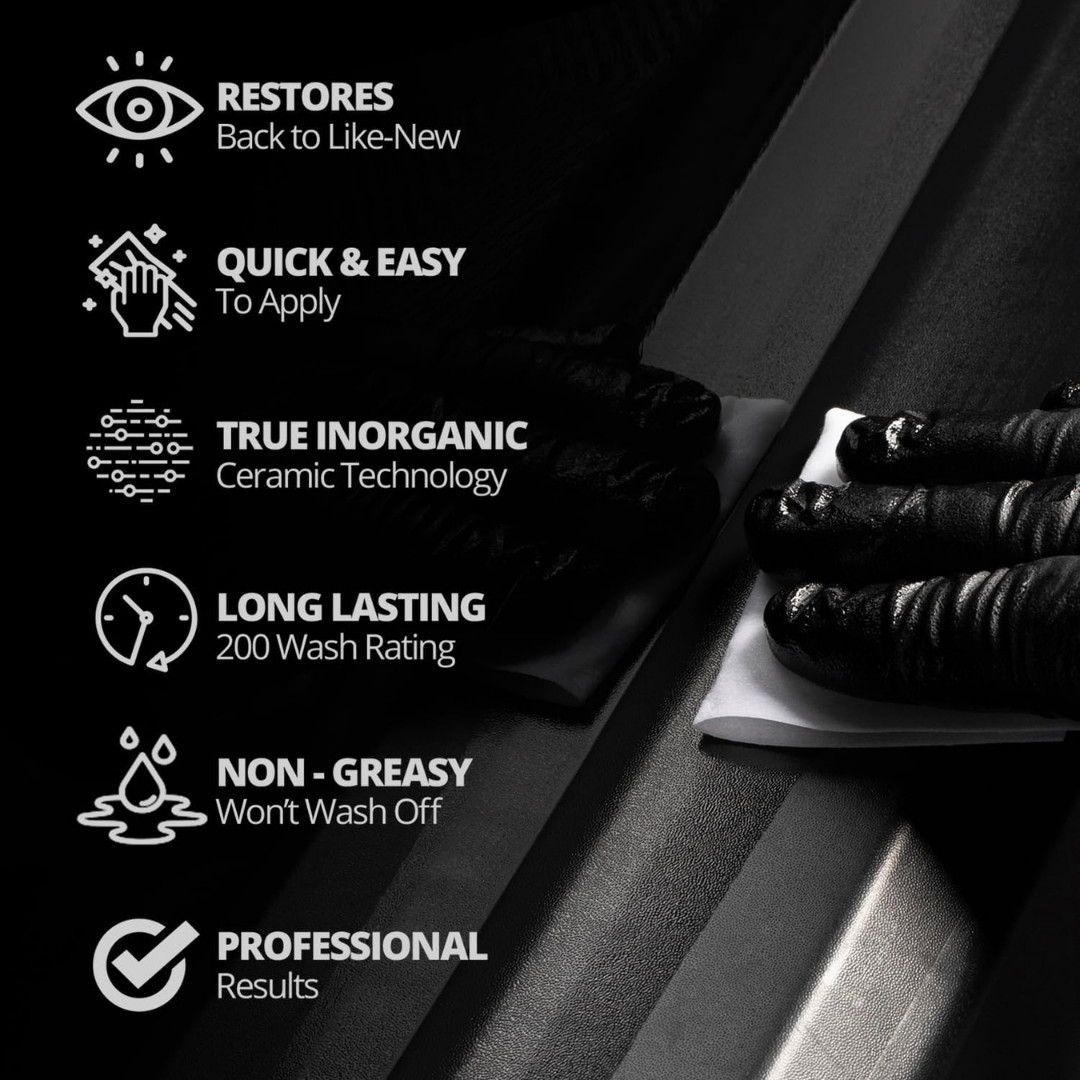 CERAKOTE Ceramic Trim Coat Kit Quick Plastic Trim Restorer