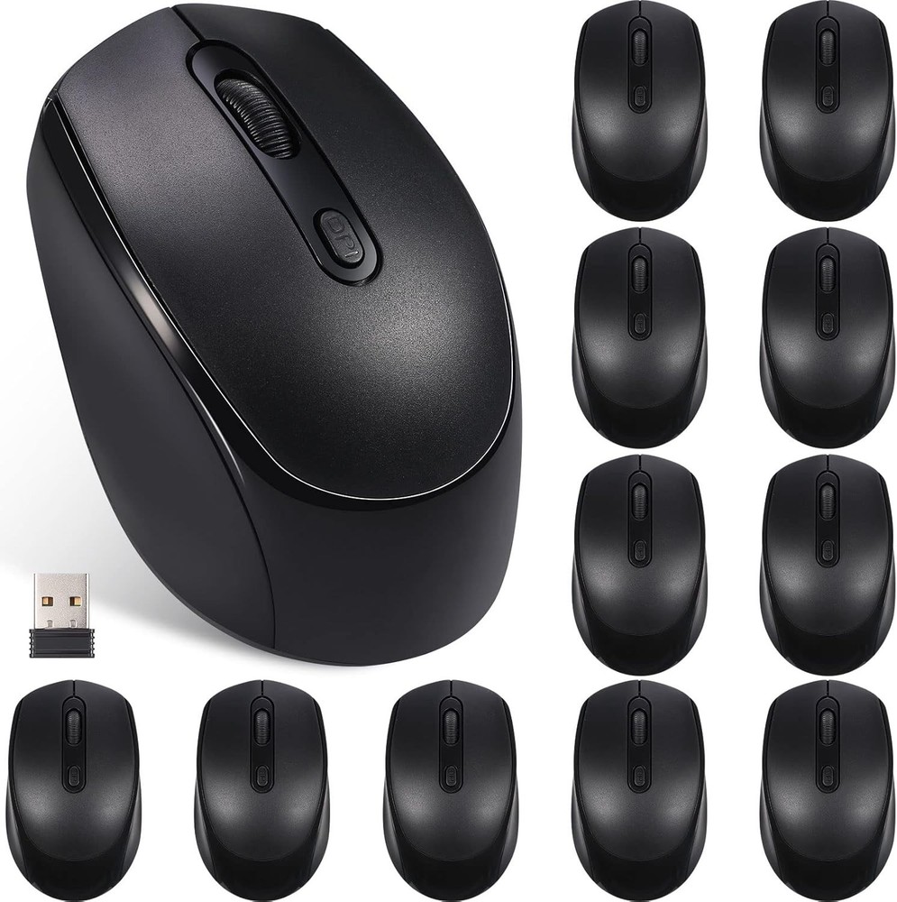 2.4GHz Wireless Cordless Optical Mouse Mice+USB Receiver for PC