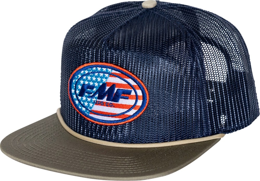 FMF Split Flag Snapback Hat CLEARANCE ! Motocross!