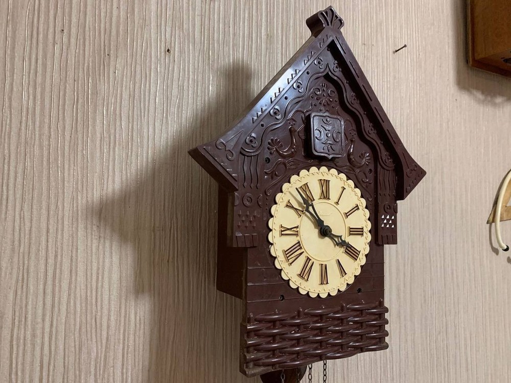 Soviet Vintage Cuckoo clock, USSR clock, Soviet working clock, Working cuckoo