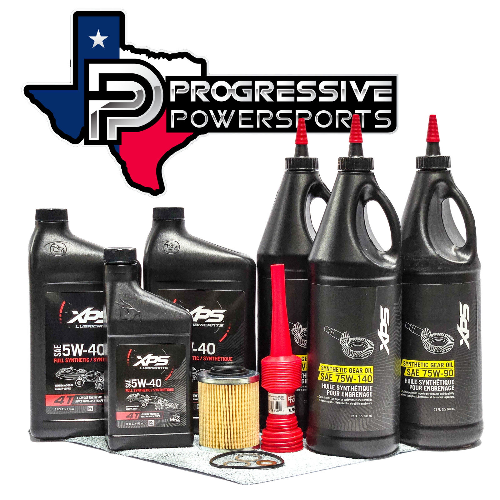 Can-Am Defender HD10 / 9 / 8 Fluid Service (OIL AND GEAR) Change Kit C10