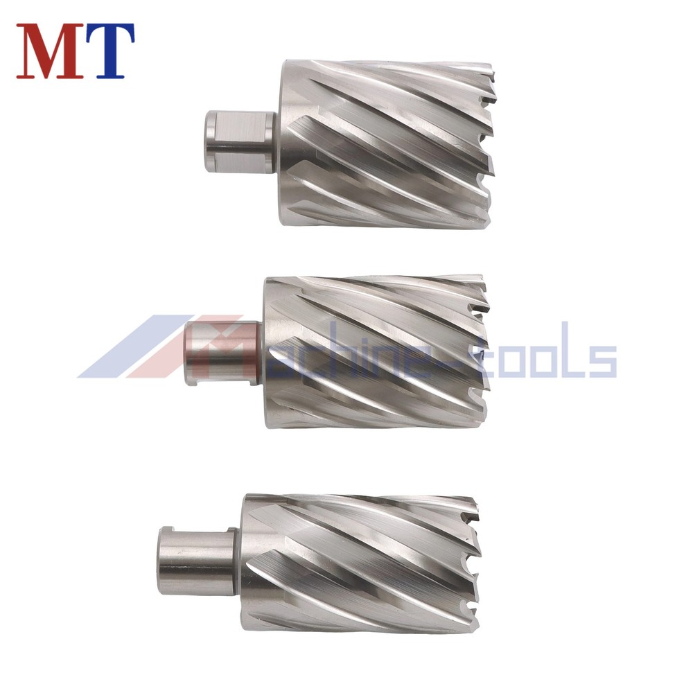 6 Pack HSS Magnetic Drill Bits Universal Shank 2" Depth Annular Cutter Set