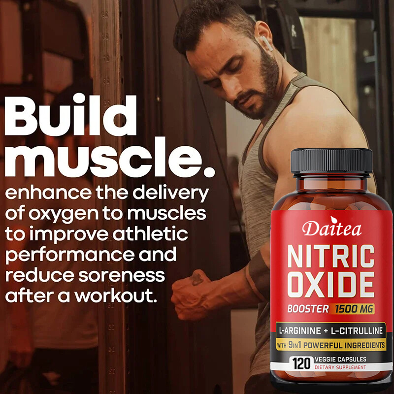 Nitric Oxide Pre-Workout + Nettle Root, Wild Yam Root - Men's, Tested