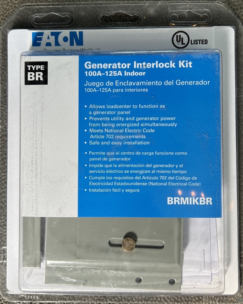 (1)  NEW BRMIKBR Generator interlock kit