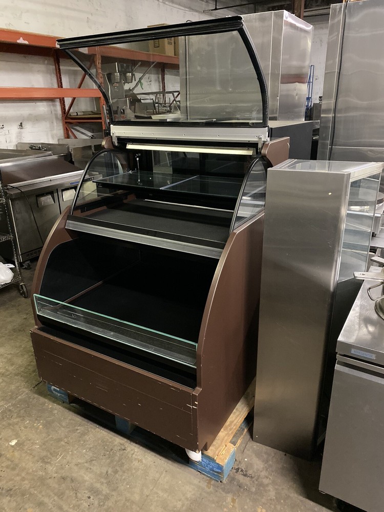 40” Duel merchandiser sandwich display fridge