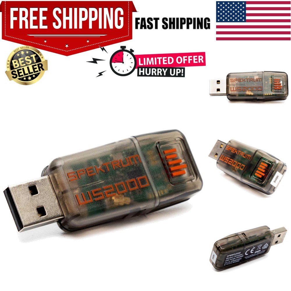 Elegant WS2000 Wireless USB Dongle for Ultimate RC Flight Simulation Experience