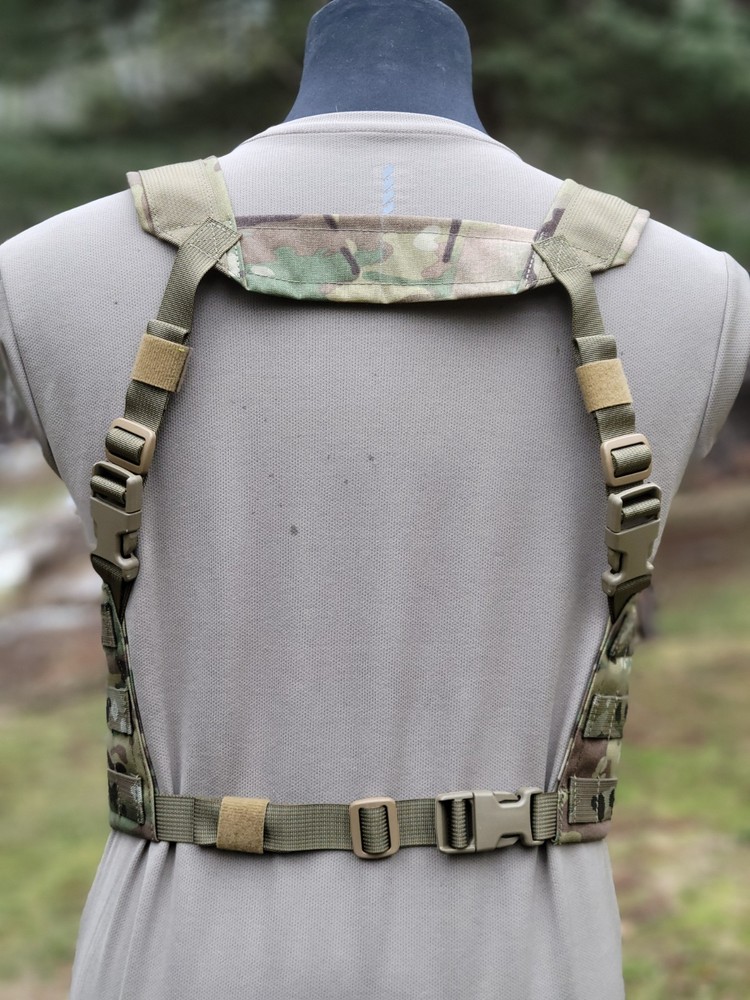 Tactical Split Front Chest Rig Multicam Made In USA