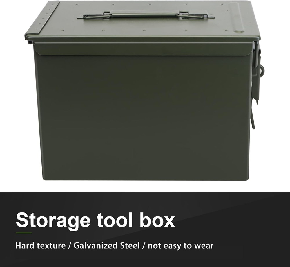 Ammo Can Ammo Box Fireproof Metal Storage Waterproof Container Bullet Proof
