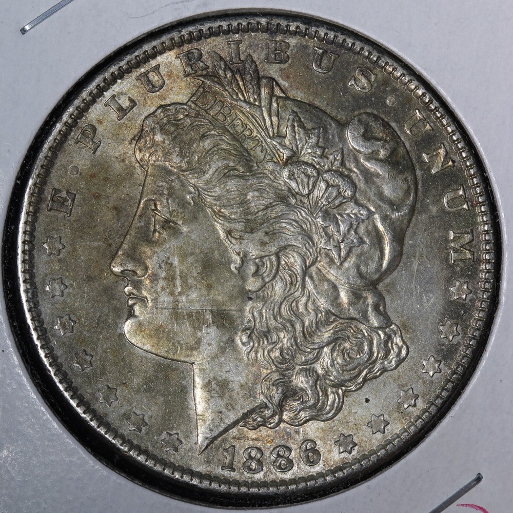1886 Morgan Silver Dollar BU UNCIRCULATED MS E527