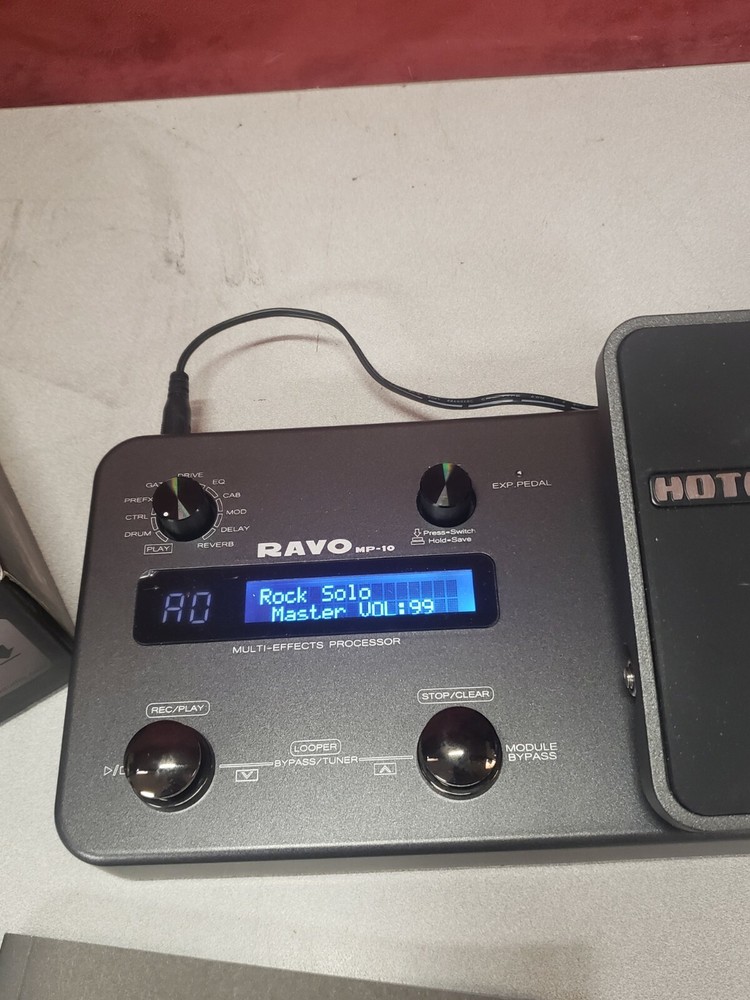 Hotone Ravo MP-10 Multi-Effects Processor with USB Interface, Drum Machine