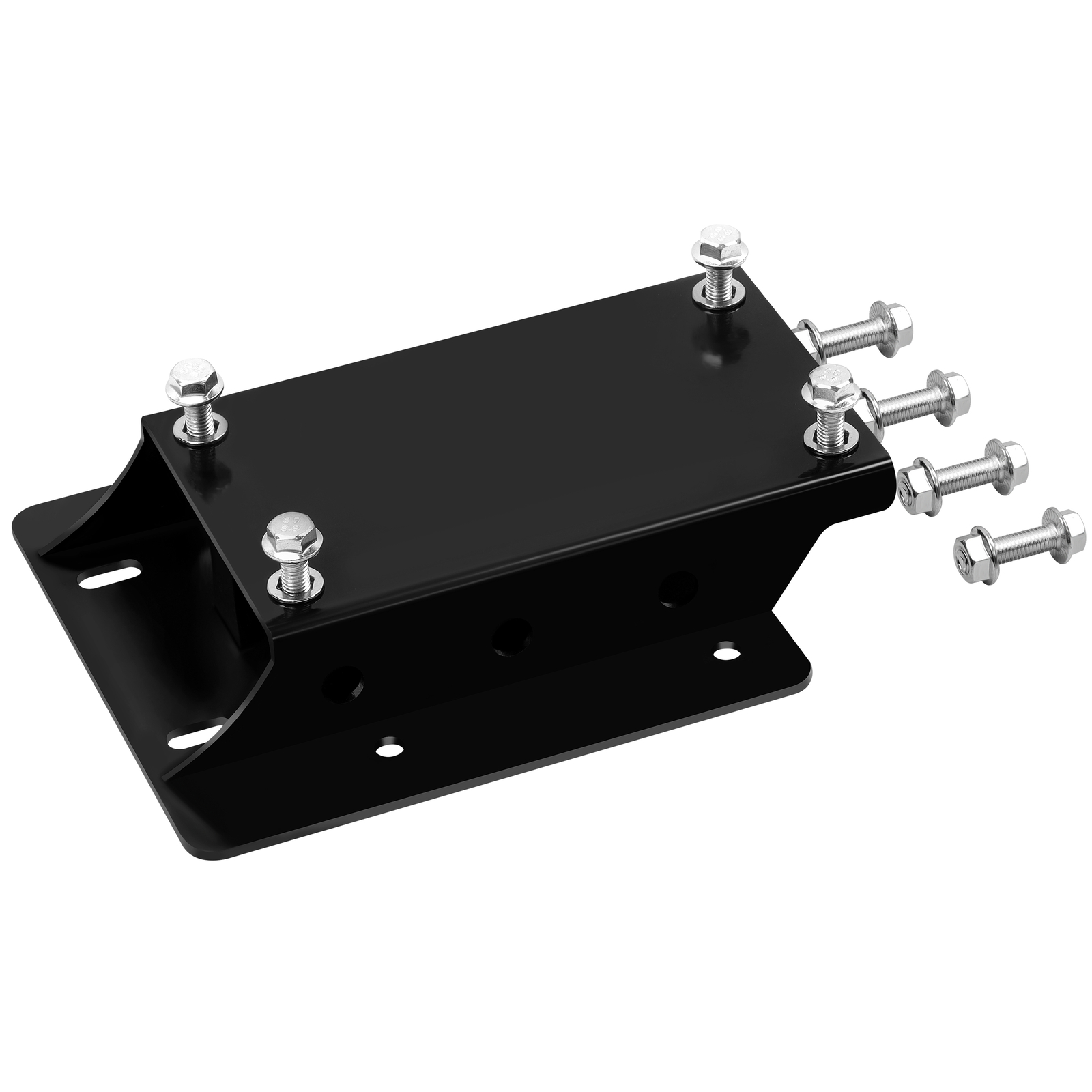 Black Torque Converter Engine Riser Plate + Hardware Kit Predator 212 224