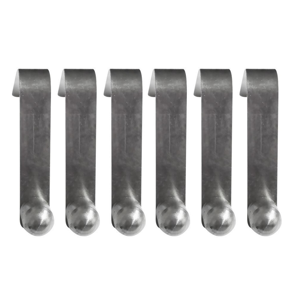 6 Pieces 8mm Solid Lightweight Kayak Pole Clip