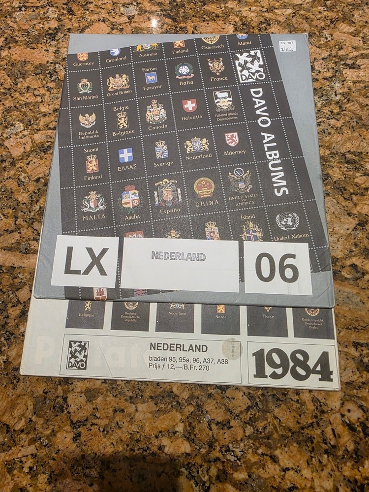 DAVO LUXE HINGELESS SUPPLEMENT-various countries-NEW NEVER USED-see list