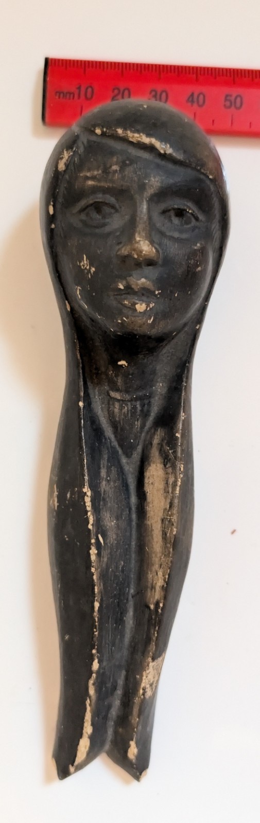 Native American Girl Ornament? - Art Nouveau Style Ceramic Wall Plaque Handmade?