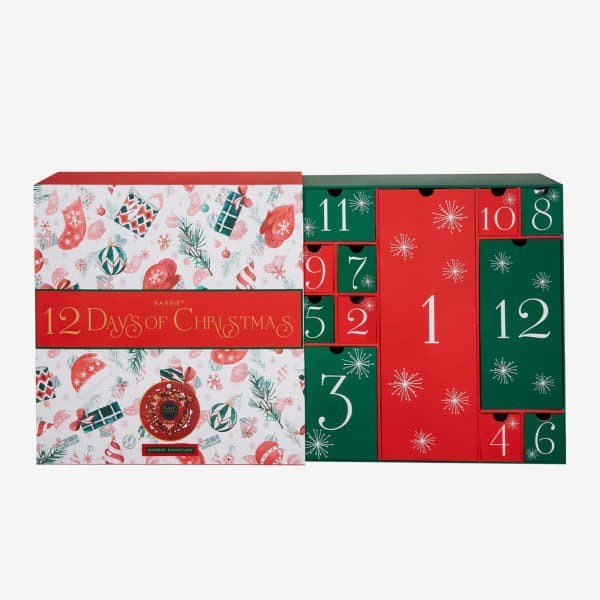 12 DAYS OF CHRISTMAS BARBIE DOLL & ACCESSORIES ADVENT 2022 GOLD MATTEL NIB