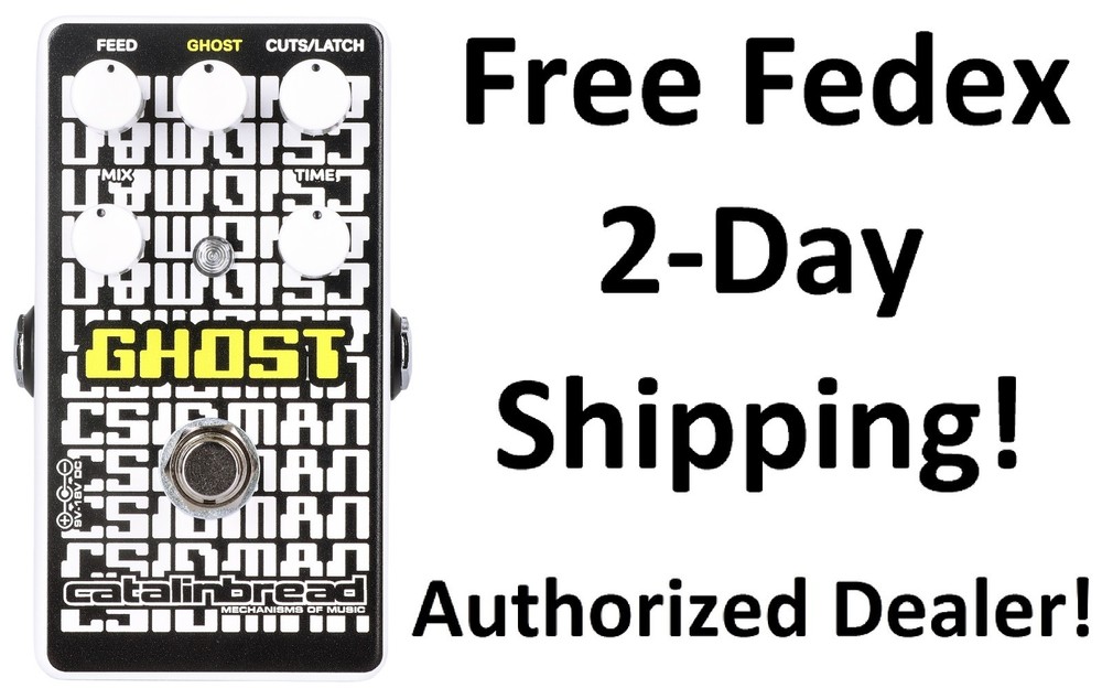 New Catalinbread CSIDMAN Ghost Stutter Glitch Delay Guitar Effects Pedal