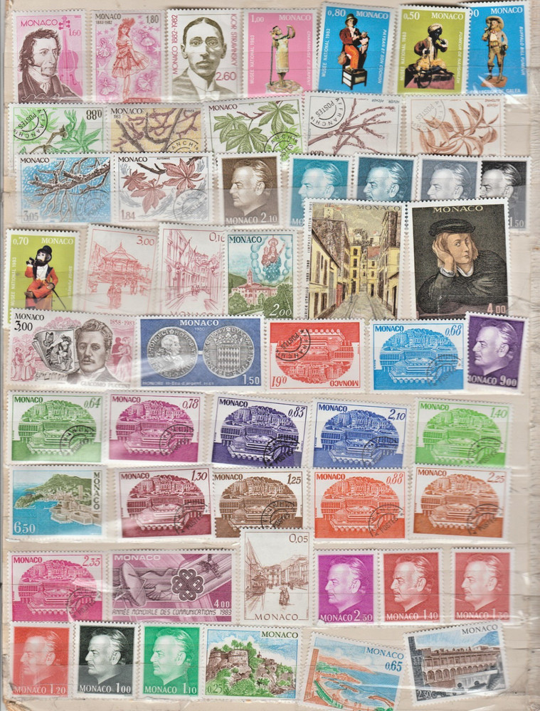 Monaco 52 stamps postage
