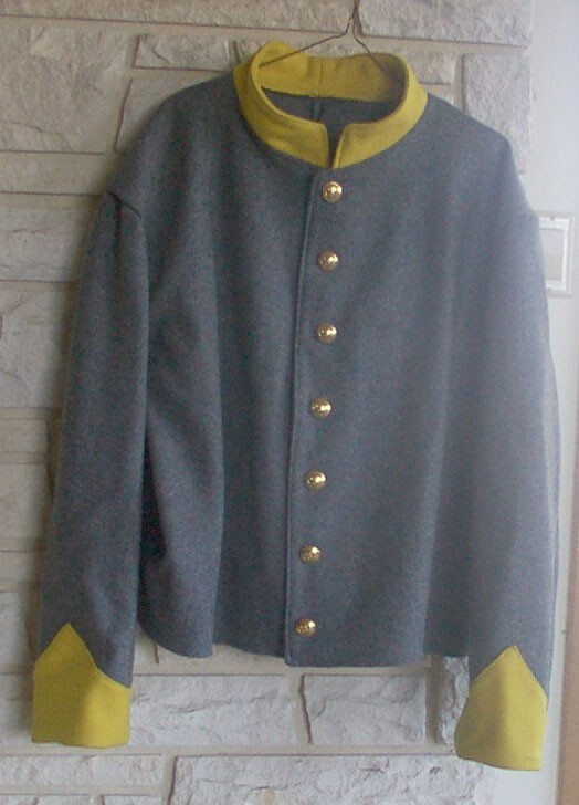 Confederate Cavalry Shell Jacket,  Civil War, New