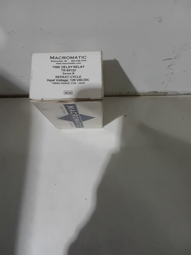 Macromatic TR-65122 Series B REPEAT CYCLE Input Voltage: 120 VAC/DC (A7A)