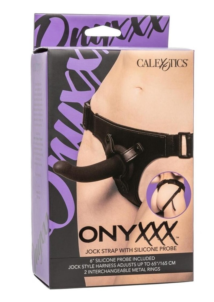 CalExotics Onyxxx™ Jock Strap with Silicone Probe