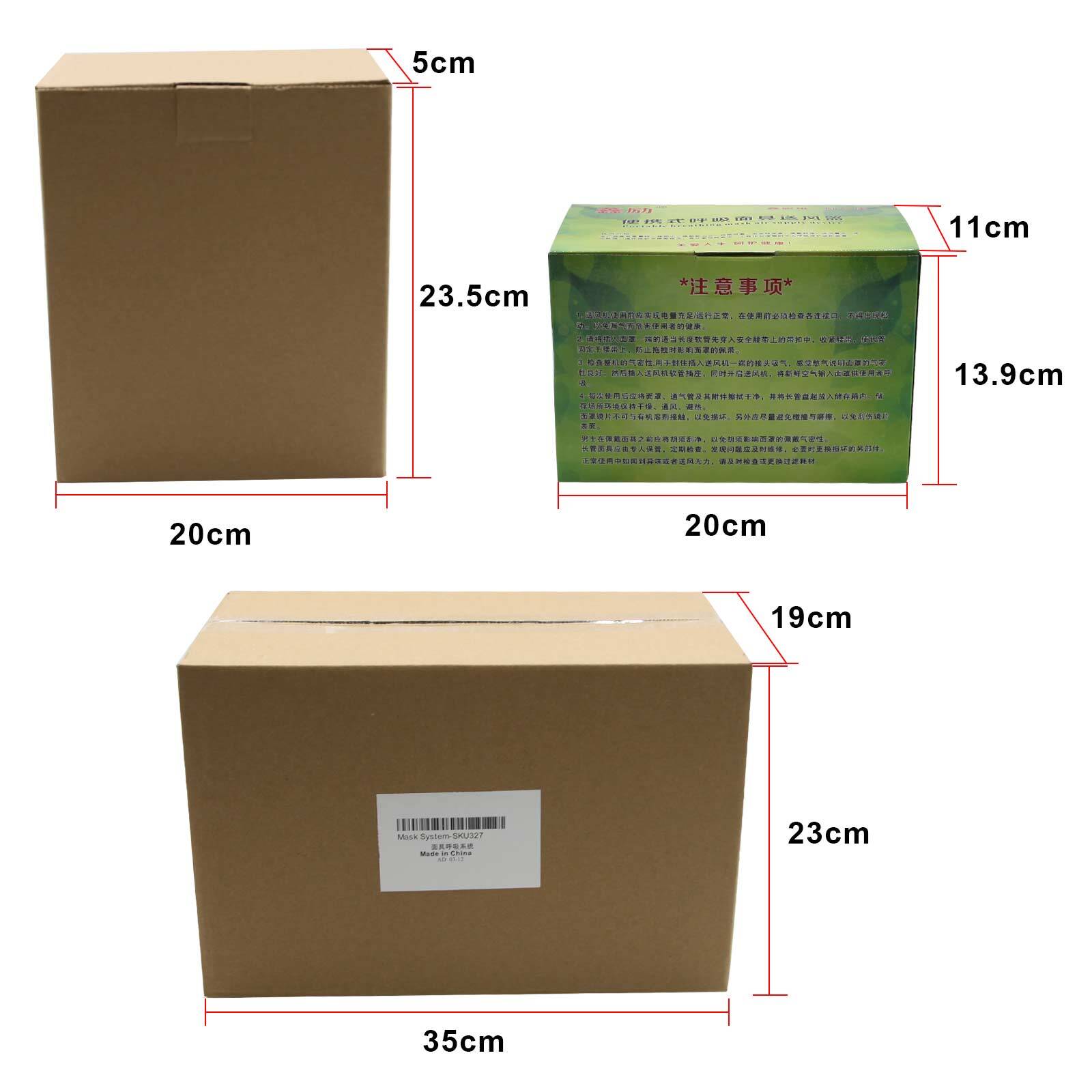 Full Face Gas Mask Chemical Paint Spray Respirator Air Breathing Electric 6800