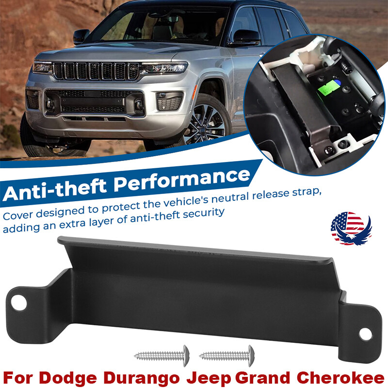 Anti-theft Neutral Strap Cover Plate For 14-25 Jeep Grand Cherokee,Dodge Durango