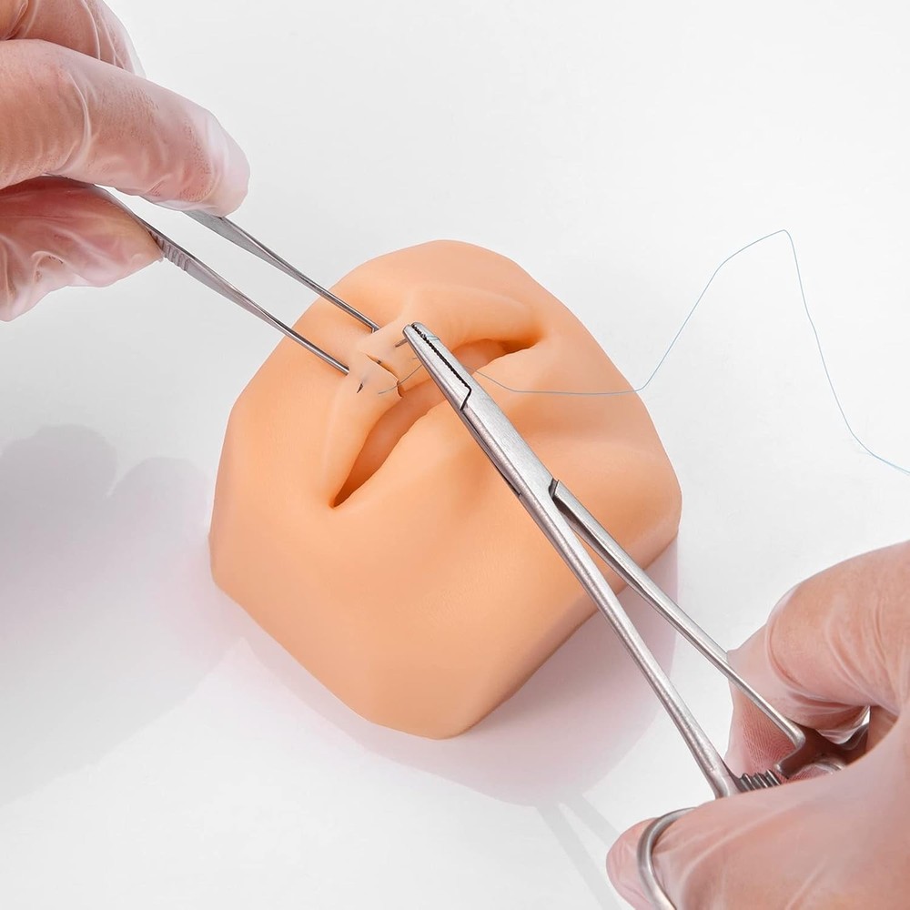 Soft Silicone Mouth Model for Practicing Suture, Silicone Flexible Model for ...