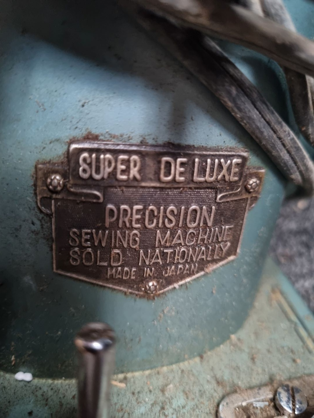 Vintage Sewing Machine Super Deluxe Precision Japan