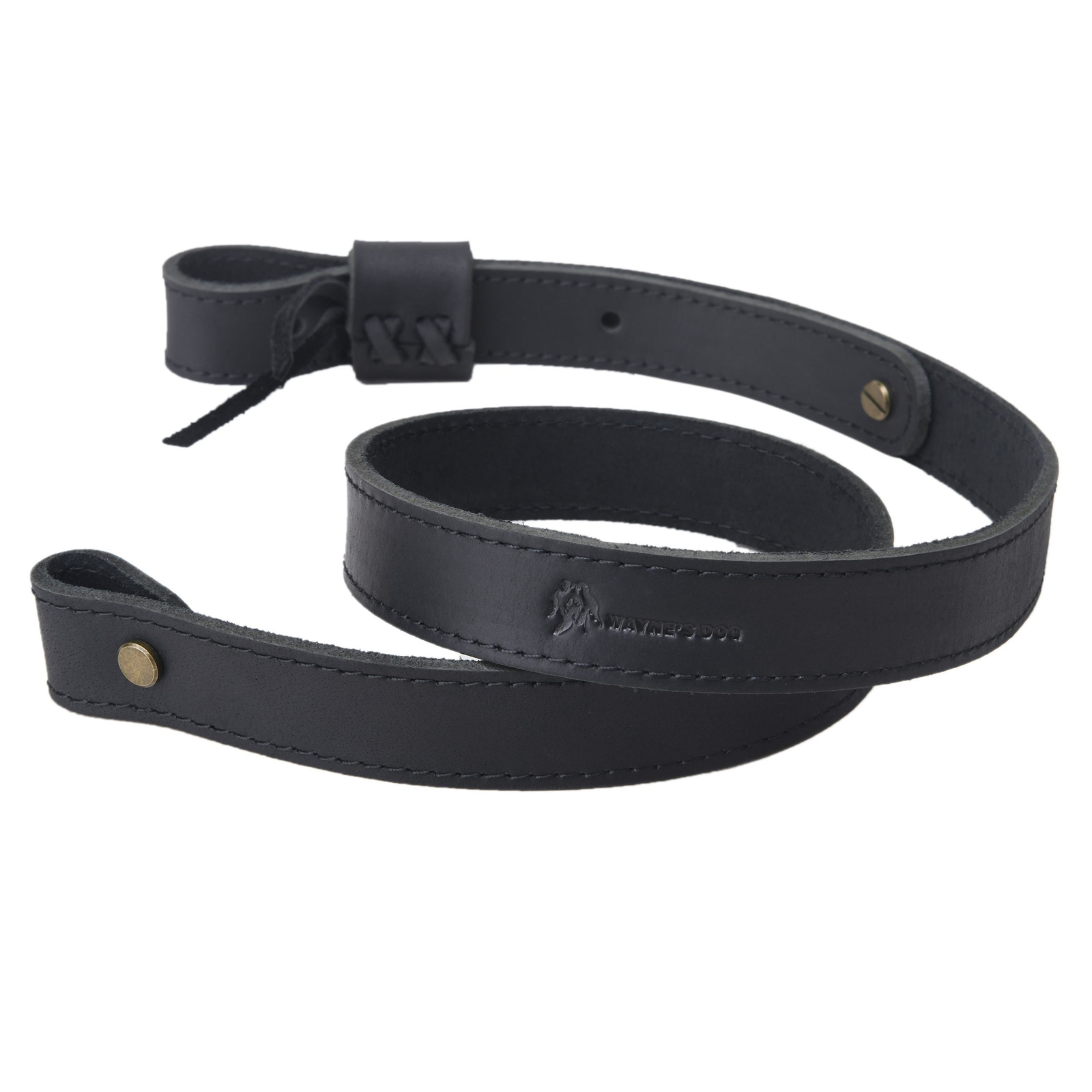 Buffalo Handmade Leather Rifle Sling Shotgun Strap / Metal Swivels Set Hunting