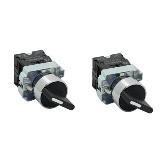 3 Position Maintained Selector Rotary Switch - Waterproof Self 2 Pack (NO/NO)