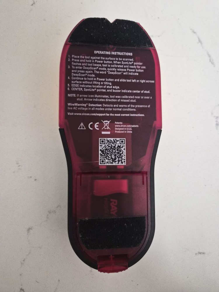 Zircon StudSensor HD70 Stud Finder Multiscanner Center Finding Tested!