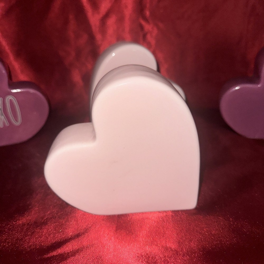 Be Mine Ceramic Heart Decoration - Pink