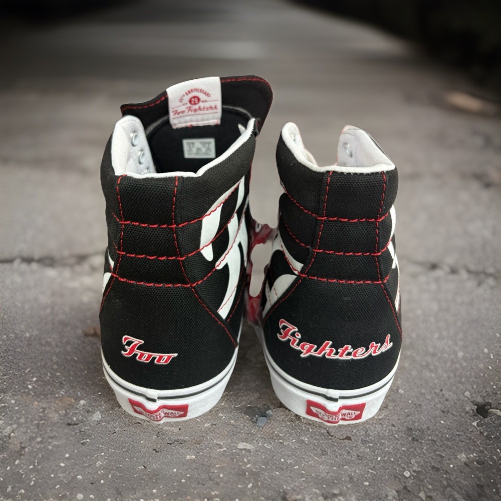 Foo Fighters 25th Anniversary Vans-NEW