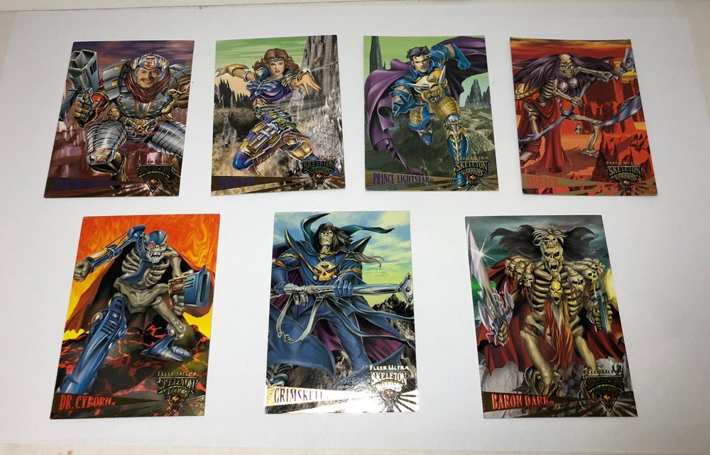 Vintage 1995 ￼SKELETON WARRIORS  Seven count