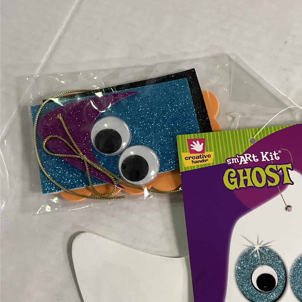 Fibre Craft Creative Hands smArt Kit Make a Pumpkin Ghost 2007 NOS