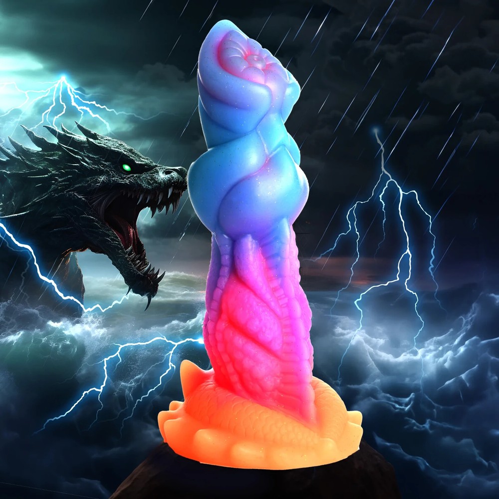 Creature Cocks: Aqua Phoenix Silicone Dildo ---FREE SHIPPING!!!