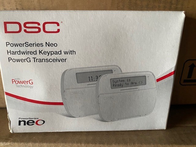 DSC HS2LCDRF9ENG N PowerSeries Neo LCD Keypad PowerG Transceiver Private Label