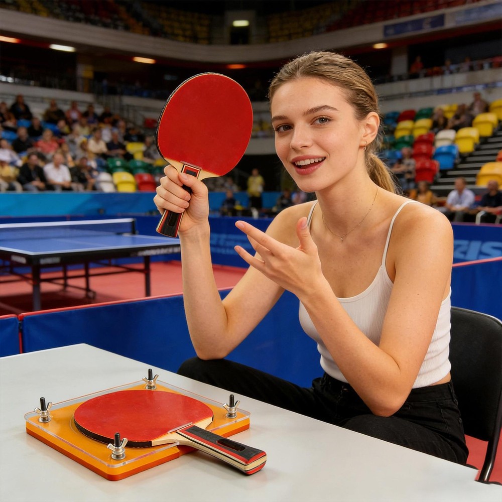 Table Tennis Paddle Press Precision Manual Cutter Manual Table
