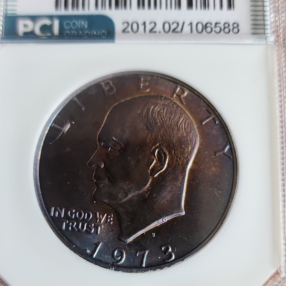1973 Eisenhower Dollar $1 Silver San Francisco Uncirculated Coin