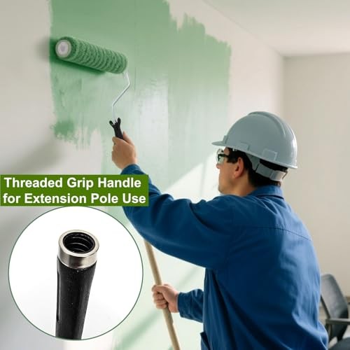 12 Pack Paint Roller Frame 9 Inch, 5 Wire Roller Handle with Threaded End,