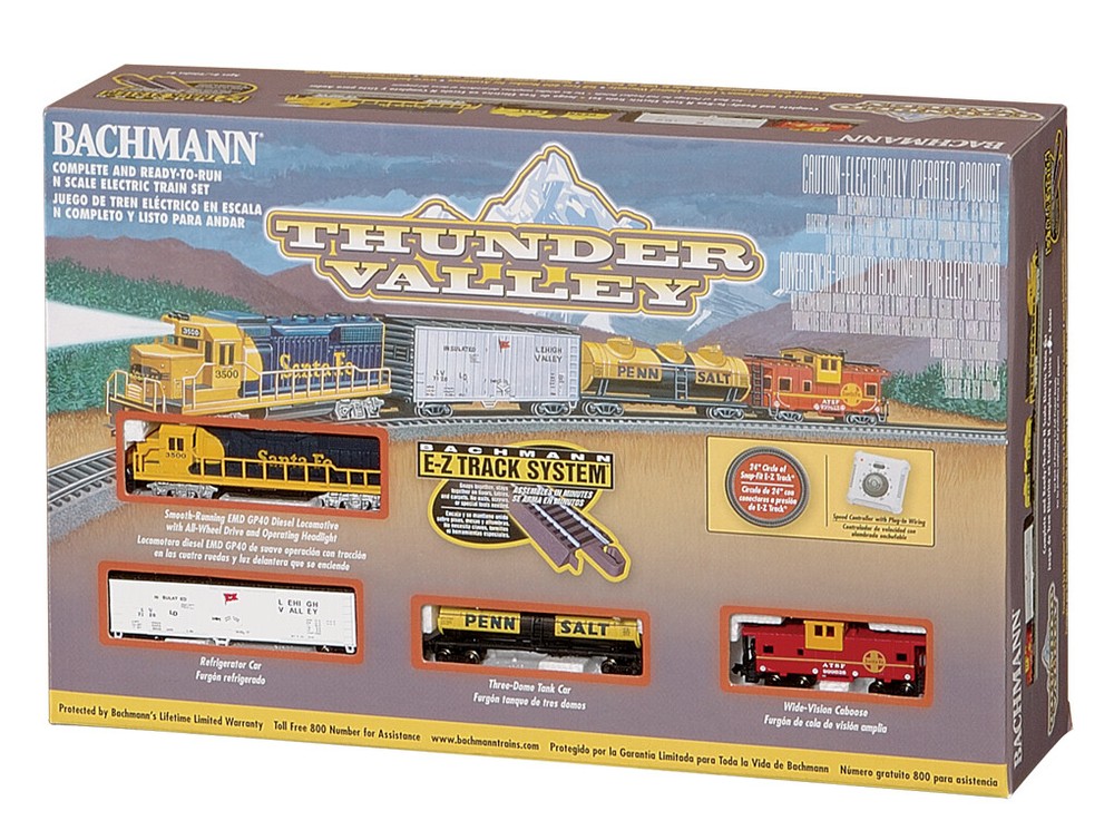 NEW Bachmann Thunder Valley Train Set N Scale
