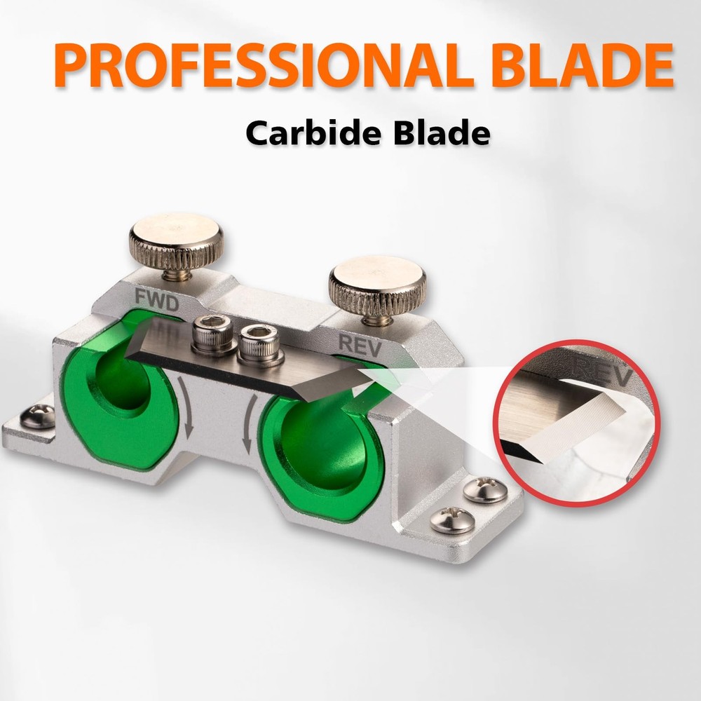 Dowel Maker Jig Kit Double Cutting Carbide Inserts Imperial 9 Different