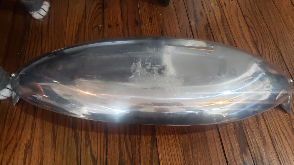 Pre-owned Large Aluart butterfly Aluminum Serving Dish